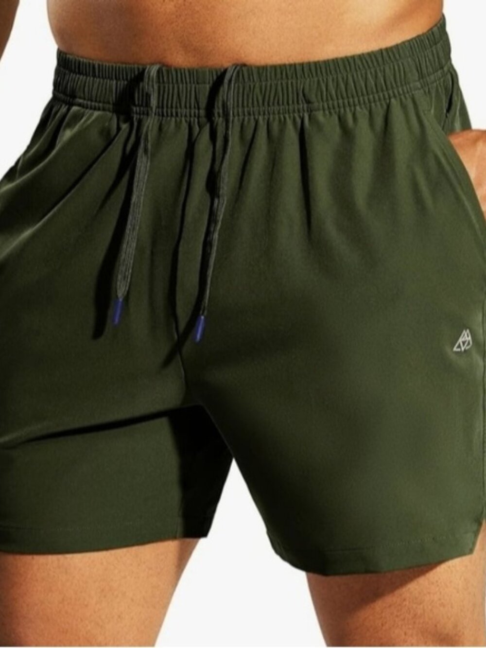Haimont Workout Running Shorts 5" Inseam Green